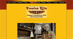 Desktop Screenshot of freedomkilts.com